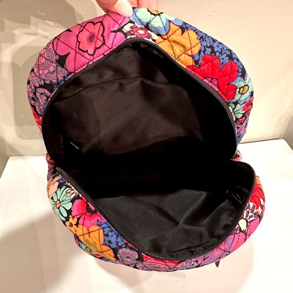 Vera Bradley Floral Fiesta Campus Backpack - Picture 8 of 8